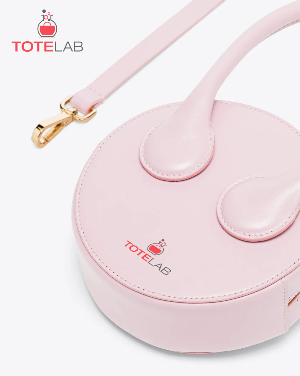 TOTELAB™- Round Cake Light Pink Bag